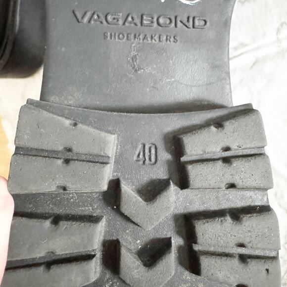 VAGABOND Cameron Chunky Lug Sole Chelsea Boot Black 40 - Picture 9 of 9